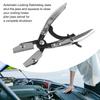 3Pcs Flat Mouth Pliers Car Oil Pipe Sealing Pliers Fuel Hose Pinch Off Pliers Automatic Lock Length Garage Tools Repairing Set