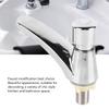 Basin Sink Tap Home Faucet Time Delay Faucet Copper Self Closing Single Cold Sink Taps for Home Kitchen Public