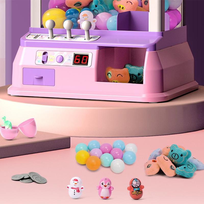 Детская машина для захвата кукол, маленькая бытовая мини-кукла-скрепка, большая машина для скручивания монет