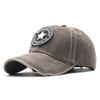 Summer Washed Pentagram Baseball Cap Retro Denim Ripped Cap Outdoor Casual Sunscreen Visor
