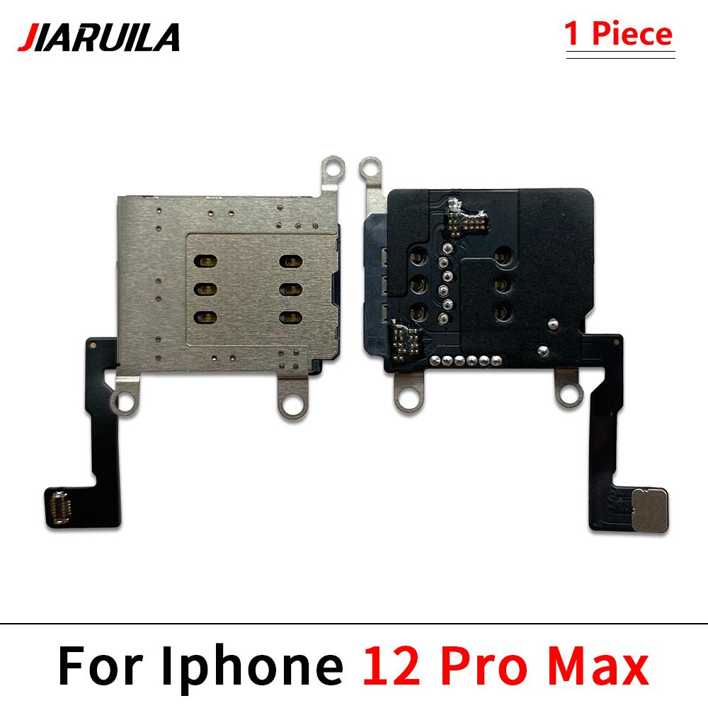 Новый кардридер для SIM-карты для iPhone 11 12 13 14 15 Pro Max Plus Mini Двухслотовый разъем для SIM-карты Внутренний адаптер с гибким шлейфом