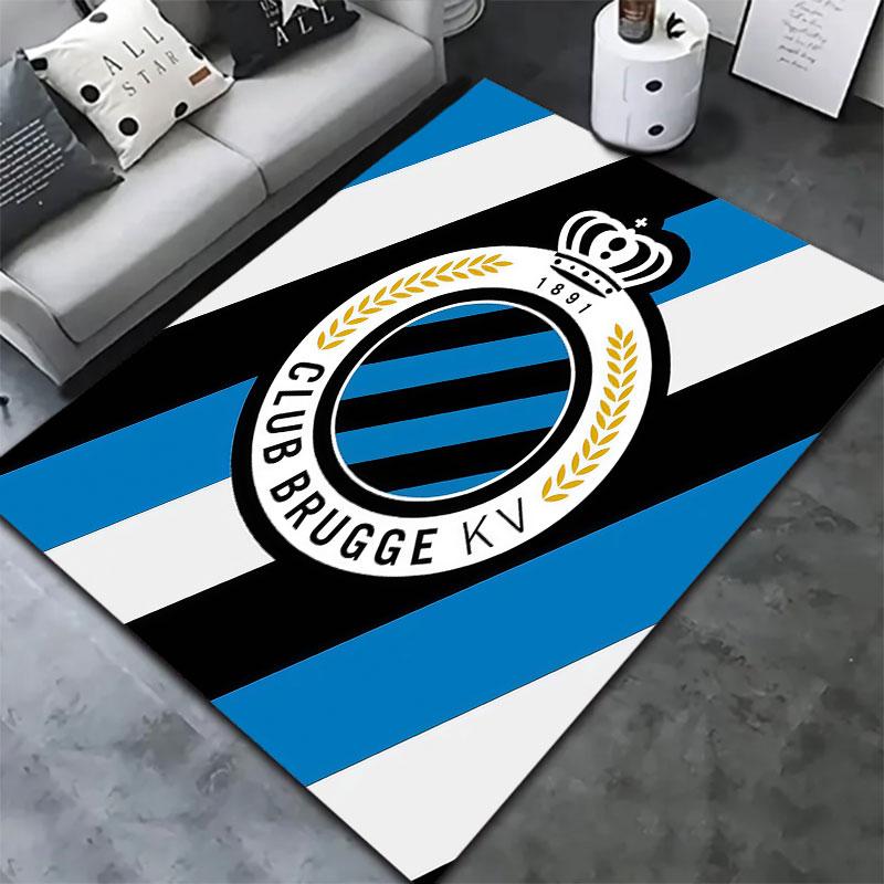 Club Brugge KV Carpet Rug for Living Room Bedroom Home Sofa Decoration,Kids play Non-slip Floor Mat