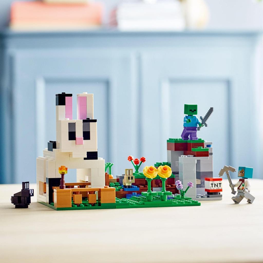 LEGO Minecraft Rabbit Farm 21181 Toy Block Present Video Game Animal Boys Girls Ages 8+