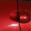 Red Carbon Fiber Exterior Door Bowl Sticker Trim For ECLIPSE 2006-2011
