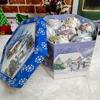 14 шт. в коробке, рождественские елочные подвесные шаровые украшения Navidad, новогодний шар, безделушка для рождественских украшений своими руками, шар с ремнями, детский подарок