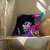 Singerj-Jimih-Hendrix Pillow Case Pillowcase, Double-Sided Printed, Sofa Cushion, Bedroom Headboard