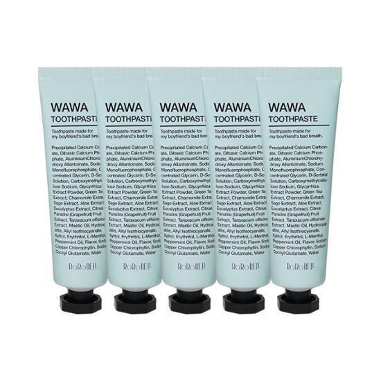 Rorobell WaWa Toothpaste 100g X 5