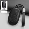 Для Jeep Chrysler 300 200 Cherokee Wrangler Compass Renegade Fiat 500X Чехол для ключа автомобиля Защитная накладка Держатель Оболочка Брелок для ключей автомобиля