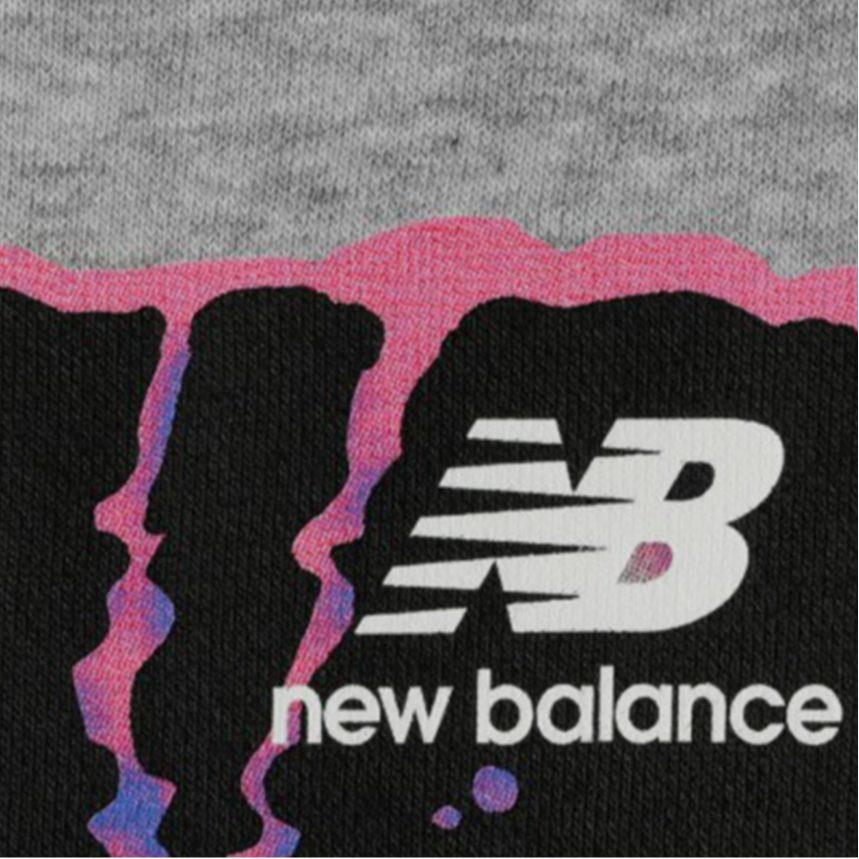 New Balance Толстовки Унисекс Серые С капюшоном Умеренный Обычный AMT93660AG