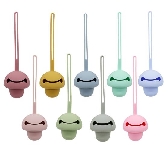 Детская соска, ручка, дизайн, пищевой материал, портативная детская соска, коробка в форме гриба для повседневной жизни