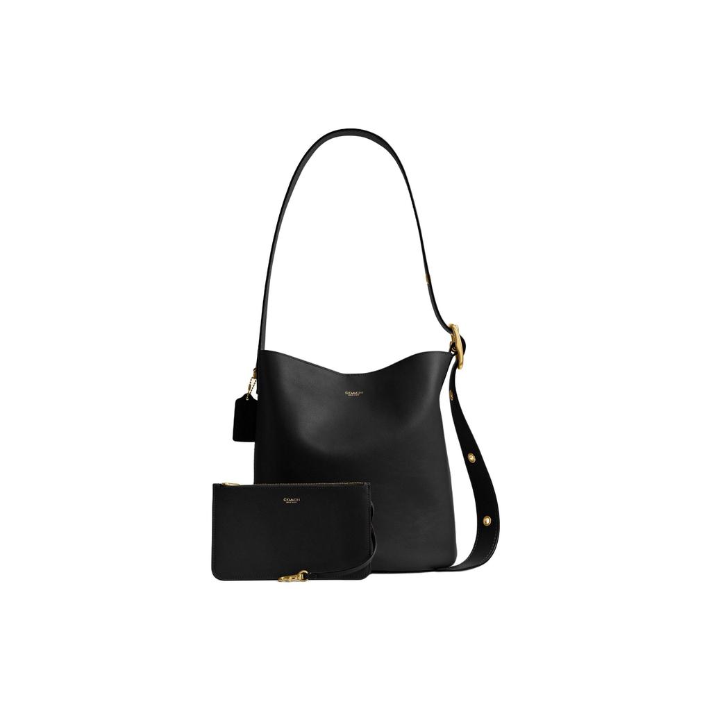 Coach Bleecker 28 Bucket Bag Women Shoulder Bag Black CCC23-B4BK