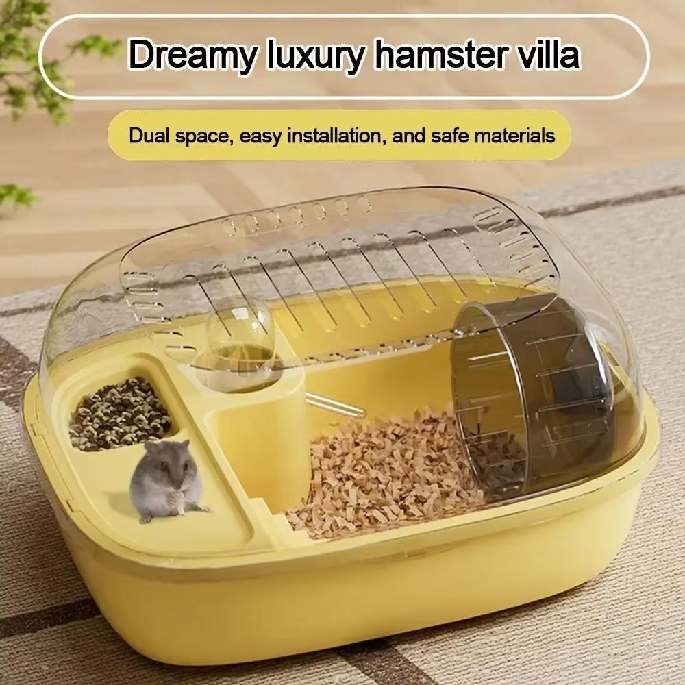 Double Layer Pet Habitat House Large Space Small Animal Carrier Hamster Cage for Animal Transport