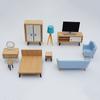 1/12 Dollhouse Simulation Tv Bedroom Appliances Model Diy Decoration Dolls House Miniature Furniture Accessories