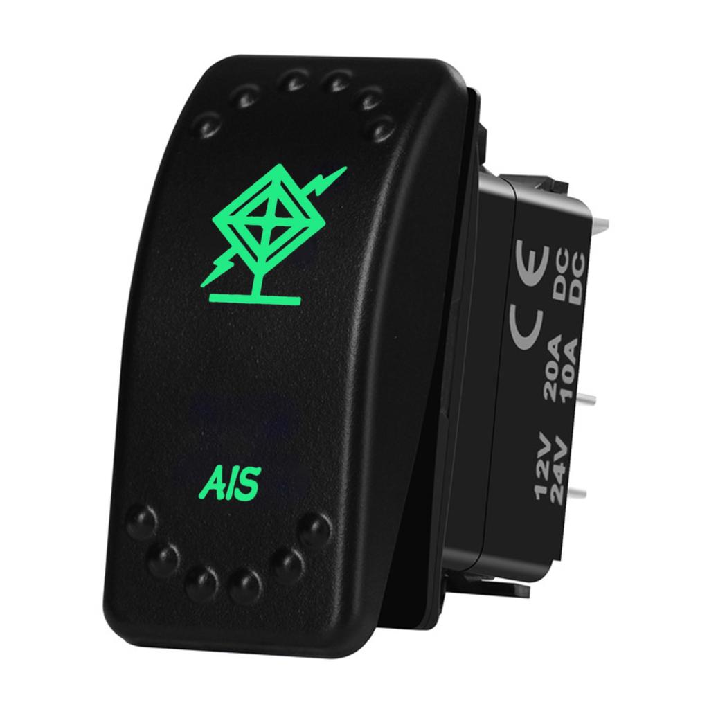 12V 20A Boat Car Rocker Switch ON OFF / ON OFF ON Toggle Switch Green Led Bar Anchor Flood Light for ARB CARLING NARVA 4x4 Truck Battery Switches5