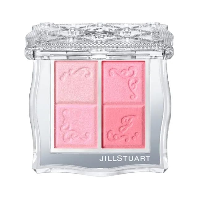 [Оригинальный продукт, в подарочной упаковке] Компактные румяна JILL STUART Couture Mix Blush (#01 Платье Мечты) 6 г, 4 цвета, Румяна, Макияж, Косметика, Mo