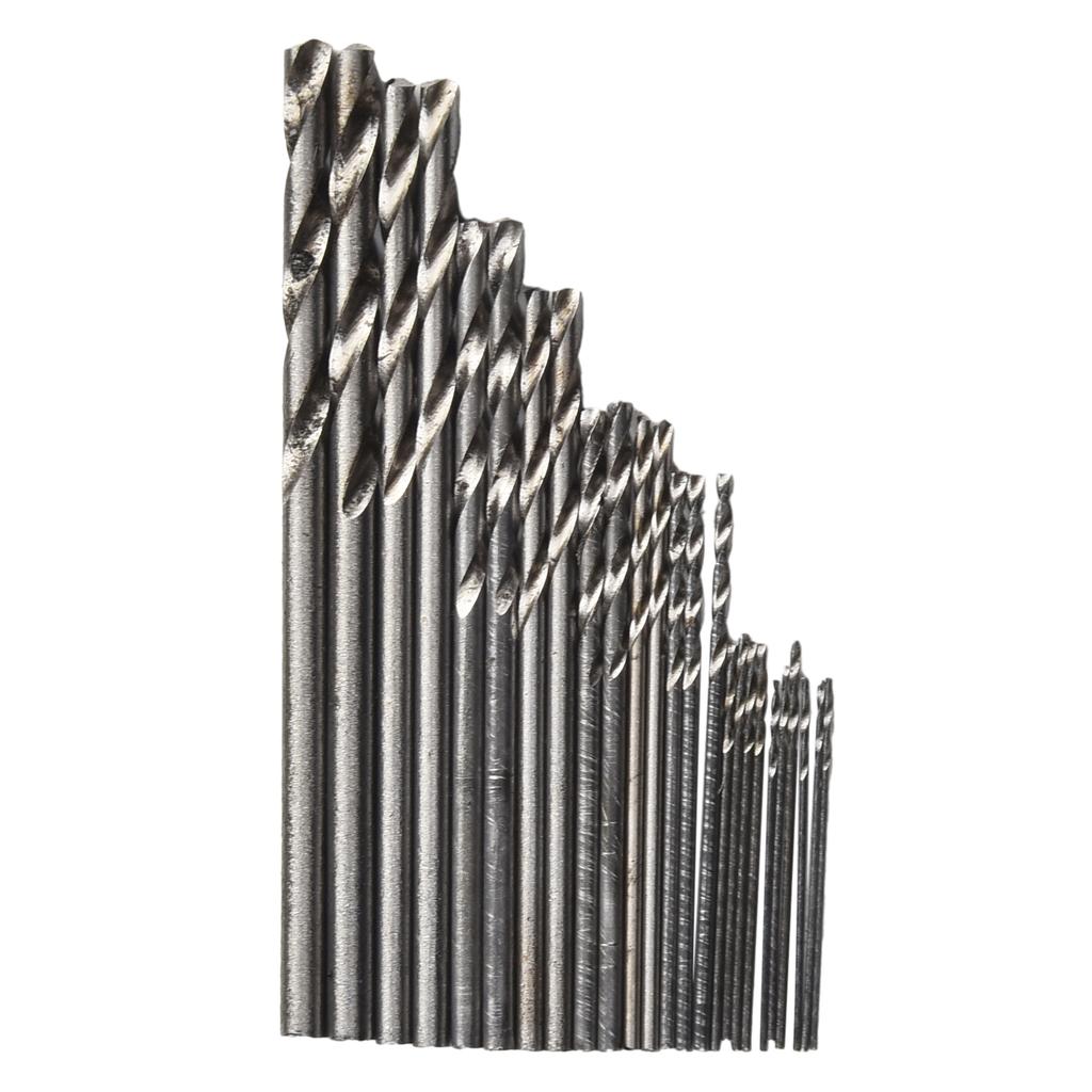 25Pc Hss Micro Drill Bit Set 0.5mm-3mm High Speed Steel Pcb Small Drill Jewelry Tools For Dremel Bit Set For Electric Drills Set