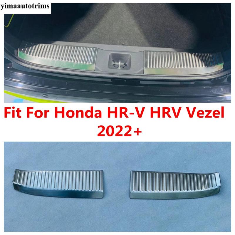 Для Honda HR-V HRV Vezel Задний Бампер Порог Накладка Защитная Накладка Декоративная Накладка Автомобильные Аксессуары из Нержавеющей Стали