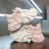 2024 новые папины кроссовки летняя дышащая сетка женские туфли на платформе маффины небольшой внутренний подъем мода женская обувь