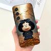 Anime M-Mafalda Phone Case For Samsung S25,S24,S21,S22,S23,S30,Ultra,S20,Plus,Fe,Lite,Note,10,9,5G Black Cover