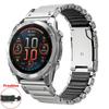 Титановый 26мм ремешок Quick Fit для часов Garmin Fenix 8 7X Pro Tactix 7 EPIX Pro 51мм Enduro 3 2X Instinct 3 2X 50мм Металлический ремешок
