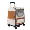 Pet Trolley Box Breathable Foldable Cat Bag Large Capacity Travel Portable Wheel Trolley Bag Pet Carriers Products Accessories