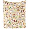 Guinea Pig Blanket Hamster Animal Throw Blankets Plush Cozy Flannel Ultra Soft Fuzzy Funny Party Blanket Gifts for Girls Women