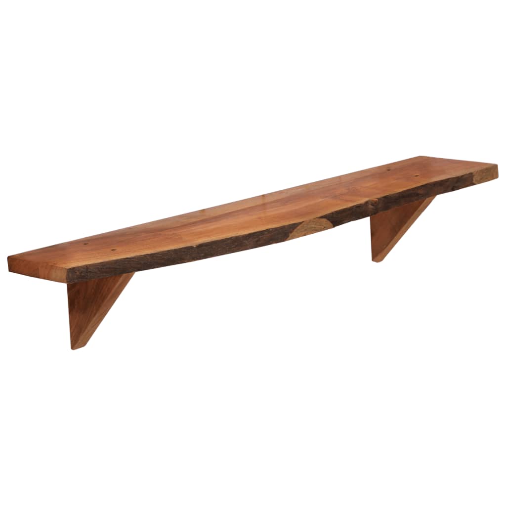 Vidaxl Настенные полки, 2 шт., 90 x 20 x 18 см, Массив акации
