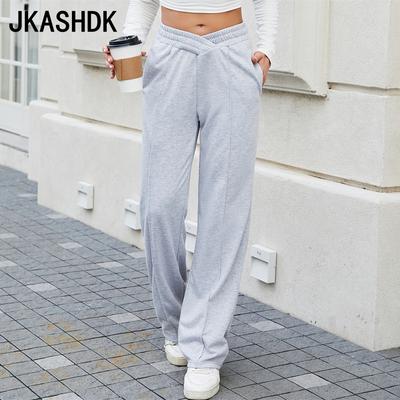 Женские модные повседневные однотонные свободные брюки с принтом на осень и зиму, брюки и капри