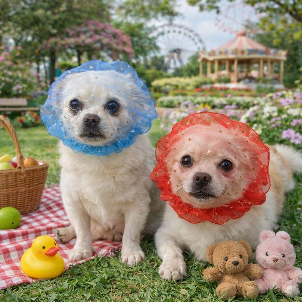 Adjustable Anti-Mosquito Headgear Breathable Anti-Bite Head Cover for Small Dogs Cat