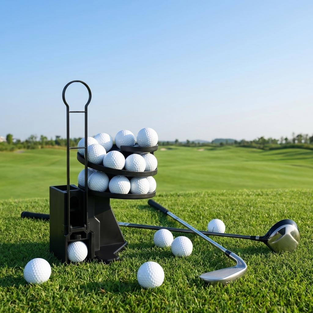 Golf Ball Pro, Golf Ball , Training BallsBetween Arms For Golfs Balls Game, Portable Large Capacity Holds Balls