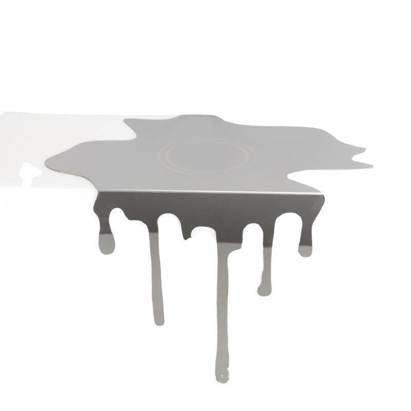 Абстрактное украшение из нержавеющей стали для декора гостиной - Роскошное металлическое 3D изделие