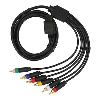 Высокогибкий стабильный компонентный AV-кабель RGB RGBS с 4 разъемами BNC для аксессуаров для игровых консолей NGC N64 SFC SNES
