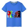 Rainbow Friends Graphic Kawaii Tops Boys Pride Tshirt 100%Cotton T-shirt Tshirts Y2k One Piece Anime Tees Kids Clothes Girls