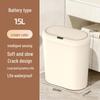 Press-Type Pop-Up Lid Trash Can for Kitchen, Bathroom, or Restaurant