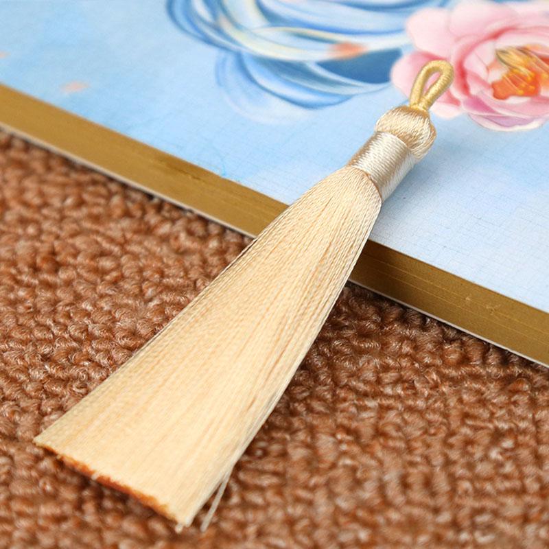 Creative Crafts 1PC/1Pair New Hot DIY 8cm Jewelry Accessories Bookmark High Quality 25 Colors Handmade Bohemia Long Silk Tassel for Earrings