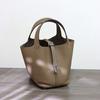 Продвинутая сенсорная сумка-ведро из кожи для овощей TC Leather Fashionable Casual Handbag For Women