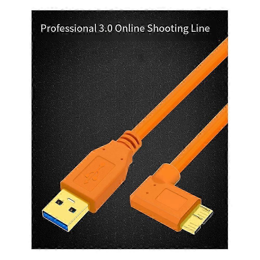 5m USB-C to Micro-B 3.0 Tethering Cable for Canon 5D Mark IV 5DSR 1DX2 for Nikon D850 D5 Camera Tethered Shooting TypeC