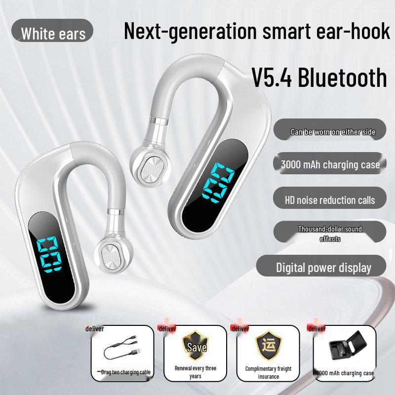 Беспроводная Bluetooth-гарнитура с одним наушником и долгим временем работы для водителей и велосипедистов