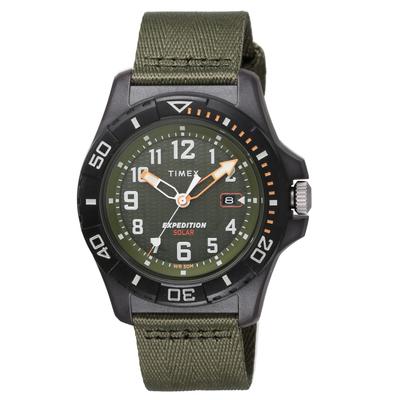 Часы Expedition Ocean Expedition Ocean Green Dial Ocean Пластик Минеральное стекло Solar 5 ATM Водонепроницаемость 44MM Часы TW2V40400 Зеленый [TIMEX]