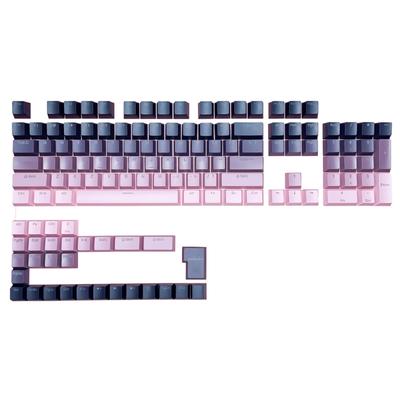 Эргономичный набор PBT кейкапов OEM профиля, кейкапы двойного литья с фронтальной печатью и подсветкой для механических клавиатур