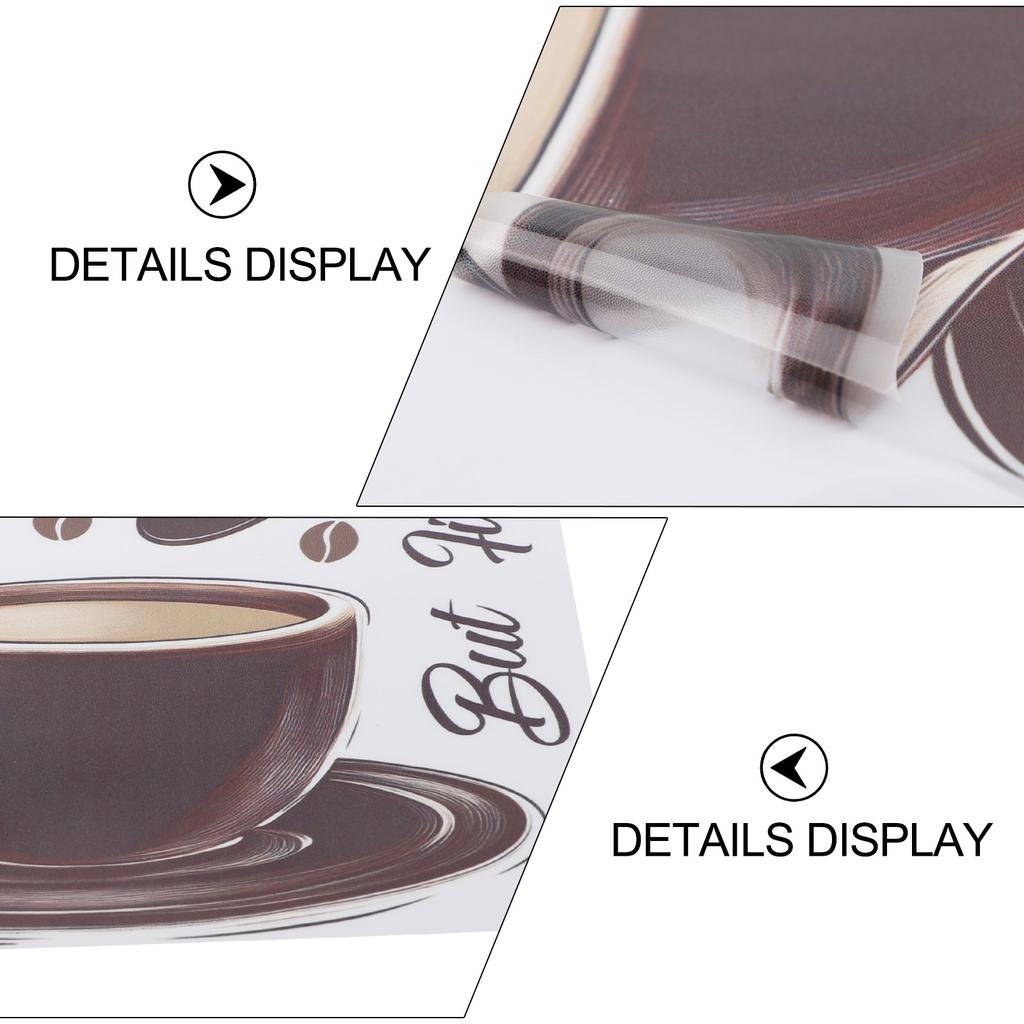 1 шт. Наклейки на стену Креативная вывеска «Кофейная чашка» Стена для DIY украшения дома ПВХ наклейки Кофейные декоративные аксессуары