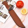 Holster Leather Sheath Holder Straight Knife Tool Camp Outdoor Carry Flashlight Case Belt Loop Case