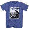 Elvis Presley Sun Records Heartbreaker Royal Heather Adult T-Shirt