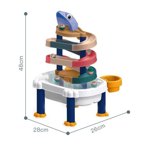 Let's Toy Infant Water Slide Tower Rail Bath Toy, Korean Bath Toys