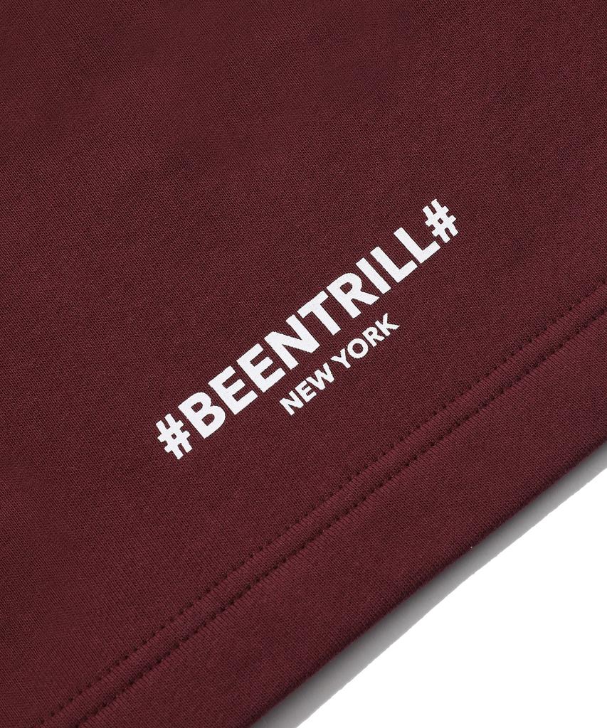 BEENTRILL NEWYORK Классические шорты Hashtag с комфортной посадкой (Ягода)