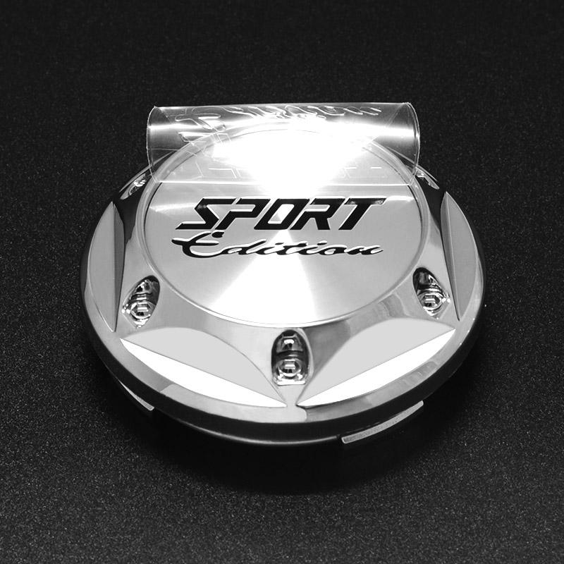 4 шт. 68 мм с металлическим алюминиевым логотипом SPORT Edition, центральная крышка ступицы колеса автомобиля, обод, ремонт, креативный значок, украшение колпака ступицы, пыль
