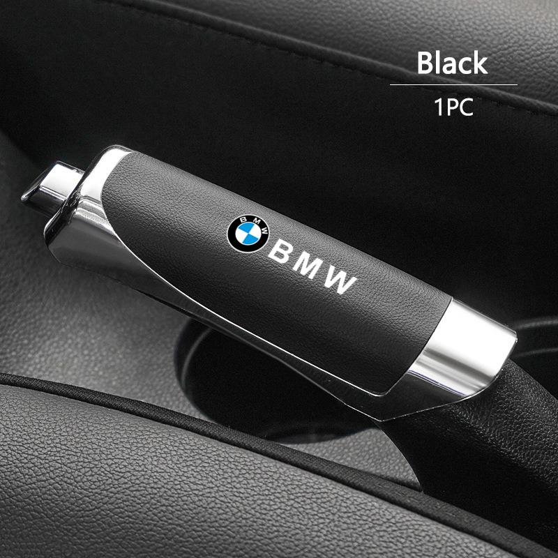 ABS 12.5x3.3cm Car Anti-Slip Handbrake Grip Protector Cover For BMW M Emblem E46 E36 E34 F10 E90 F30 E60 F30 E53 E30 E92 E87