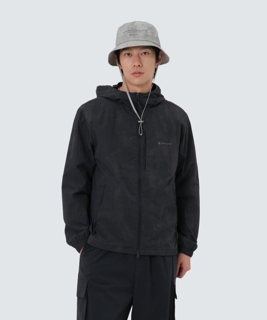 Snowpeak Apparel Printed Windbreaker (S25Fmtwb34) Black