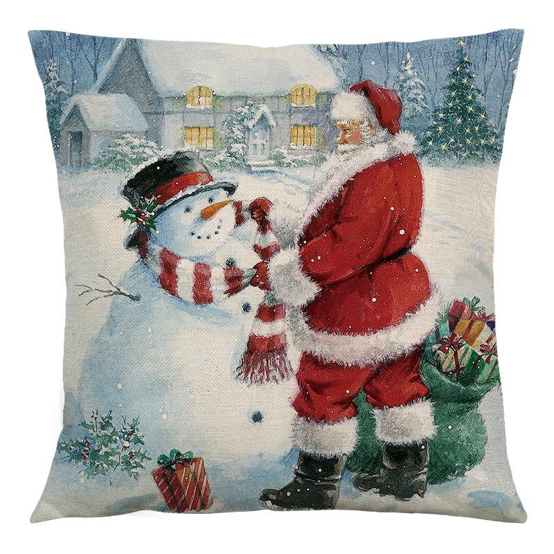 Наволочка Санта-Клауса в горячем стиле, специально разработанная для гостиной, спальни, диванной подушки и подушки