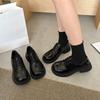 Thick-soled Skirt Small Leather Shoes Women's Autumn 2025 New British College Style Loafers Retro Casual Versatile Single Shoes